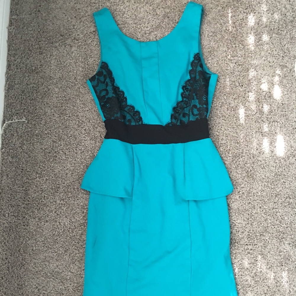 Blue dress
